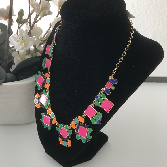 KATE SPADE MULTI-COLOR ENAMEL COLLAR NECKLACE - Picture 5 of 6